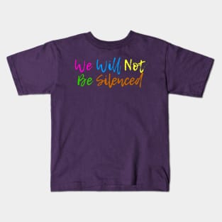 We will not be silenced Kids T-Shirt